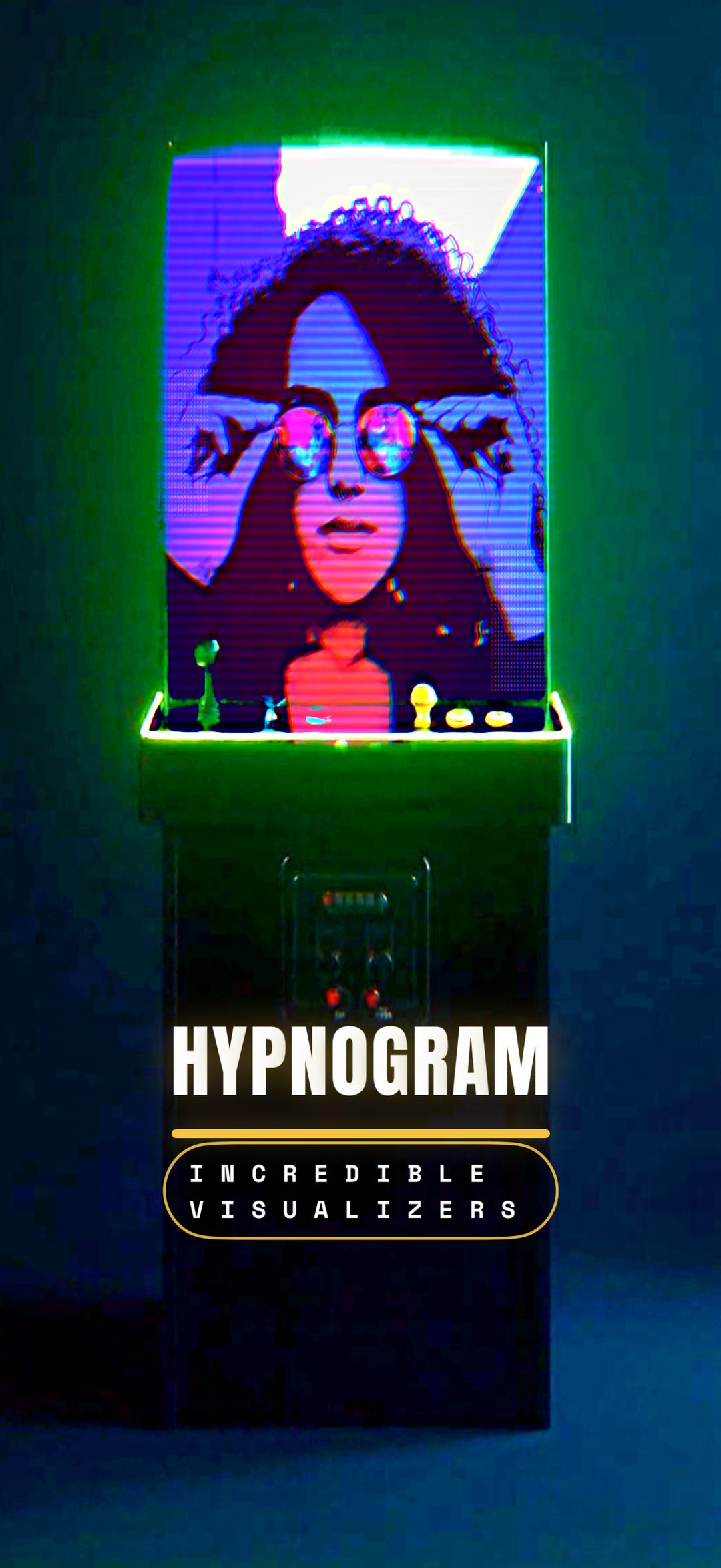 Hypnogram Neon portrait